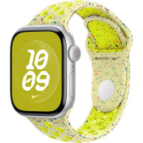 Originální Apple sportovní řemínek Nike pro Apple Watch 42mm / 41mm / 40mm / 38mm - S/M - neonově žlutý