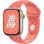 Originální Apple sportovní řemínek Nike pro Apple Watch 42mm / 41mm / 40mm / 38mm - S/M - žhavě oranžový