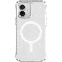 UNIQ LifePro Xtreme MagClick třpytivý kryt s MagSafe pro iPhone 16 - stříbrný