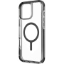 UNIQ Combat MagClick kryt s barevným rámečkem a MagSafe pro iPhone 16 - černý