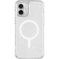 UNIQ LifePro Xtreme MagClick třpytivý kryt s MagSafe pro iPhone 16 Plus - stříbrný