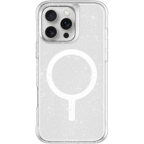 UNIQ LifePro Xtreme MagClick třpytivý kryt s MagSafe pro iPhone 16 Pro - stříbrný