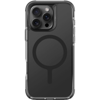 UNIQ Combat MagClick kryt s barevným rámečkem a MagSafe pro iPhone 16 Pro - černý