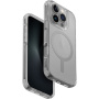 UNIQ Combat MagClick kryt s barevným rámečkem a MagSafe pro iPhone 16 Pro - šedý