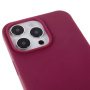 Matný kryt s nastavitelným popruhem pro iPhone 16 Pro Max - vínový