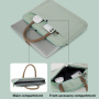Brašna ve stylu kabelky s popruhem pro iPad do 13" / MacBook do 14" - růžová