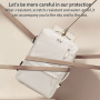 Praktický batoh s kapsami a externím USB portem pro iPad / MacBook do 16" - růžový