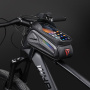 Wheel up Bike Bag voděodolná brašna na kolo s prostorem pro iPhone - černá 