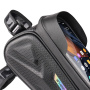 Wheel up Bike Bag voděodolná brašna na kolo s prostorem pro iPhone - černá 