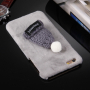 Plyšový ochranný kryt / obal s čepicí pro Apple iPhone 6S / 6 - šedý
