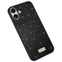 SULADA elegantní třpytivý kryt pro iPhone 16 Plus - černý