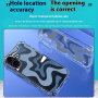 Kryt se vzorem abstraktních vln a zesílenými rohy pro iPhone 16 - hnědý