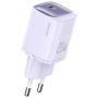 USAMS CC248 rychlonabíjecí adaptér s portem USB-C - 20W - fialový