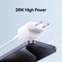 USAMS CC248 rychlonabíjecí adaptér s portem USB-C - 20W - fialový