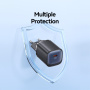 USAMS CC248 rychlonabíjecí adaptér s portem USB-C - 20W - fialový