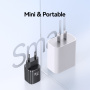 USAMS CC248 rychlonabíjecí adaptér s portem USB-C - 20W - fialový