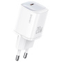 USAMS CC248 rychlonabíjecí adaptér s portem USB-C - 20W - bílý