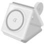 W-126 3v1 skládací bezdrátová nabíječka pro iPhone / Apple Watch / AirPods - 15W - bílá