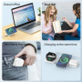 W-126 3v1 skládací bezdrátová nabíječka pro iPhone / Apple Watch / AirPods - 15W - bílá