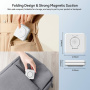 W-126 3v1 skládací bezdrátová nabíječka pro iPhone / Apple Watch / AirPods - 15W - bílá