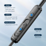 JOYROOM JR-EC07 sluchátka s konektorem USB-C - černá