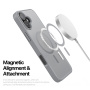 DUX DUCIS Yind matný kryt s MagSafe pro iPhone 16 - šedý