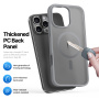DUX DUCIS Yind matný kryt s MagSafe pro iPhone 16 Pro - šedý