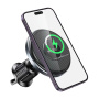 Yesido C190 magnetický držák do auta do ventilační mřížky s bezdrátovým nabíjením pro iPhone - černý