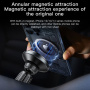Yesido C190 magnetický držák do auta do ventilační mřížky s bezdrátovým nabíjením pro iPhone - černý
