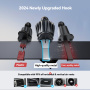 JOYROOM JR-ZS409 magnetický držák do auta do ventilační mřížky s bezdrátovým nabíjením pro iPhone - černý
