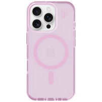 iDeal of Sweden Clear Case transparentní kryt s MagSafe pro iPhone 16 Pro Max - růžový