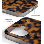 iDeal Of Sweden Clear Case transparentní kryt s MagSafe pro iPhone 16 - želvový