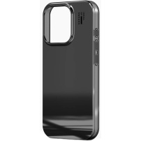 iDeal Of Sweden Mirror zrcadlový kryt pro iPhone 16 Pro - černý