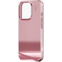 iDeal Of Sweden Mirror zrcadlový kryt pro iPhone 16 Pro - růžový