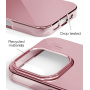 iDeal Of Sweden Mirror zrcadlový kryt s MagSafe pro iPhone 16 Pro Max - růžový