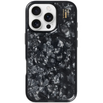 iDeal Of Sweden Pearlised perleťový kryt s MagSafe pro iPhone 16 Pro - černý
