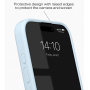 iDeal Of Sweden silikonový kryt pro iPhone 16 - světle modrý