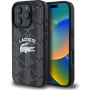 Lacoste Blend Monogram kryt s MagSafe pro iPhone 16 Pro Max - černý