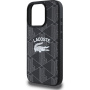 Lacoste Blend Monogram kryt s MagSafe pro iPhone 16 Pro Max - černý