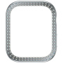 PanzerGlass SAFE pouzdro posázené kamínky pro Apple Watch 42mm (Series 10 / 11) - stříbrné