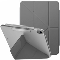 UNIQ Camden Click pouzdro s origami stojánkem a prostorem na Apple Pencil pro iPad Air 13" (2024-2026) - šedé