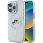 Karl Lagerfeld IML K&CH Heads Metal Frame kryt s MagSafe pro iPhone 16 Pro Max - čirý