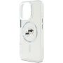 Karl Lagerfeld IML K&CH Heads Metal Frame kryt s MagSafe pro iPhone 16 Pro Max - čirý