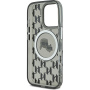 Karl Lagerfeld IML Monogram K&CH Heads kryt s MagSafe pro iPhone 16 Pro Max - černý