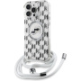 Karl Lagerfeld IML Monogram K&CH Heads kryt se šňůrkou a MagSafe pro iPhone 16 Pro Max - čirý
