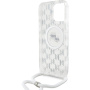Karl Lagerfeld IML Monogram K&CH Heads kryt se šňůrkou a MagSafe pro iPhone 16 Pro Max - čirý