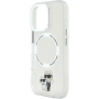 Karl Lagerfeld IML Karl and Choupette kryt s MagSafe pro iPhone 16 Pro Max - čirý