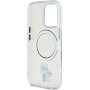 Karl Lagerfeld IML Karl and Choupette kryt s MagSafe pro iPhone 16 Pro Max - čirý