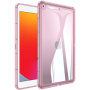 Lesklý transparentní kryt pro iPad 10,2" (2019-2021) - růžový
