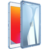 Lesklý transparentní kryt pro iPad 10,2" (2019-2021) - modrý